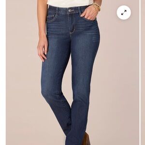 Democracy Dark Blue Straight Leg Jeans